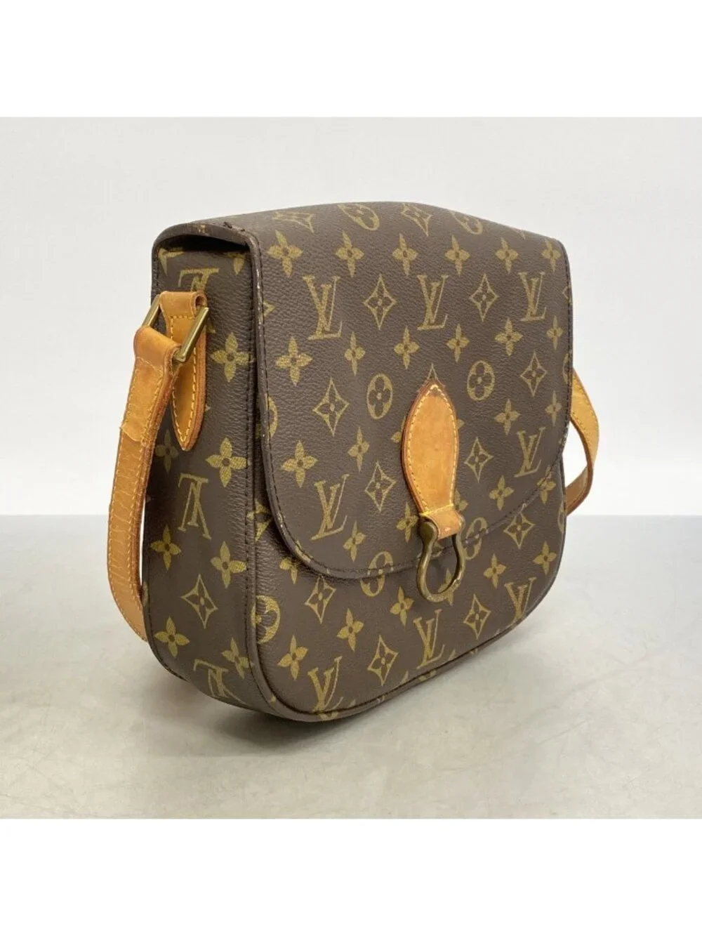 Louis Vuitton Shoulder Bag Monogram Saint Cloud GM Brown - Picture 2 of 10